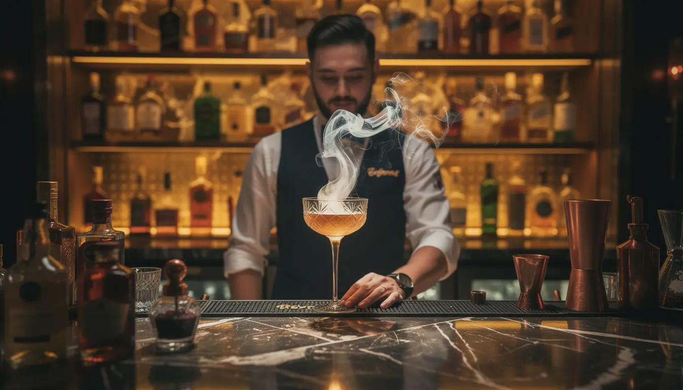 Premium Cocktail Bar mit erlesener Spirituosenauswahl